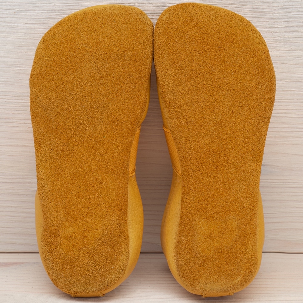 Barefoot leather sole yellow