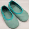 pololo-nos-barefoot-slippers-ballerina-leather sole-green-frontal