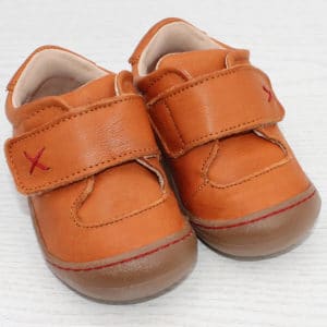 pololo-learning shoes-primero-leather-brown-frontal