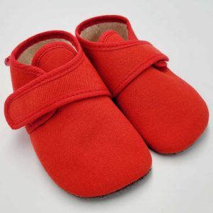 pololo-cotton-velcro-fastener-cozy-red-frontal
