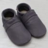 pololo-leather-house-crawling shoes-toddlers-gray-frontal