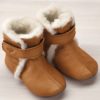 pololo-mini-winter bootie-light brown-frontal
