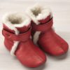 pololo-mini-winter-bootie-red-frontal