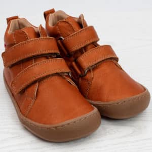 pololo-barefoot-low shoe-eco-brown-frontal